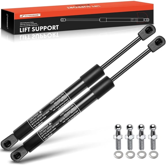 A-Premium 12.20 inch 100lb Lift Supports Gas Spring Shock Struts Replacement for Toolbox Cabinets Sliding Window Storage Bed Bench Lids Basement Door Boat Hatch 2-PC Set