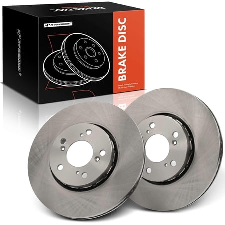 A-Premium 12.27 inch (311.7mm) Front Vented Disc Brake Rotors Compatible with Select Acura Models - RLX 2014-2020, 2-PC Set