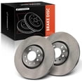 thumbnail image 1 of A-Premium 12.35 inch (313.8mm) Front Vented Disc Brake Rotors Compatible with Select Saab Models - 9-3 2006-2011, 2-PC Set, 1 of 8