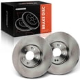 thumbnail image 1 of A-Premium 12.64 inch (321mm) Front Vented Disc Brake Rotors Compatible with Select Hyundai Models - Veracruz 2007-2012, 2-PC Set, 1 of 8