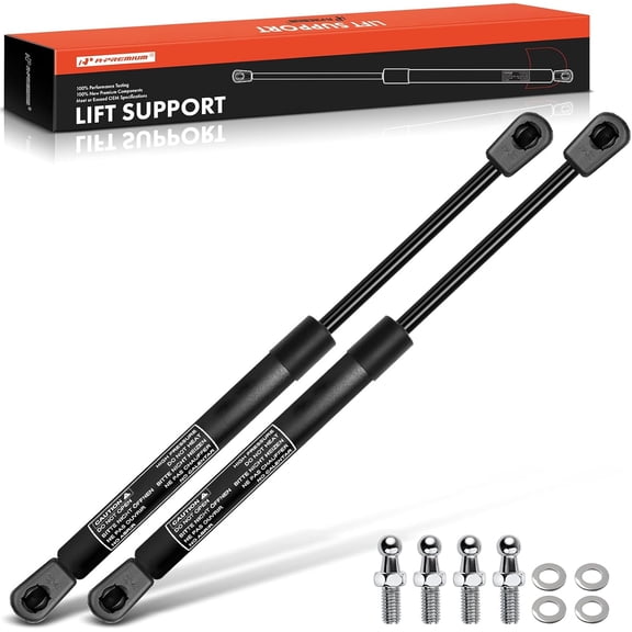 A-Premium 12.99 inch 35lb 13" Lift Supports Gas Prop Spring Strut Shock Compatible with Toolbox RV Camper Tonneau Cover Cabinets Sliding Window Storage Bed Bench Lids Basement Door Boat Hatch 2-PC
