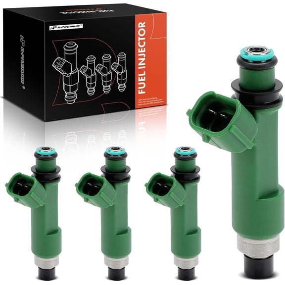 A-Premium 12 Holes Set of 4 Fuel Injectors Compatible with Mazda RX-8 RX8 2010 2011, Primary