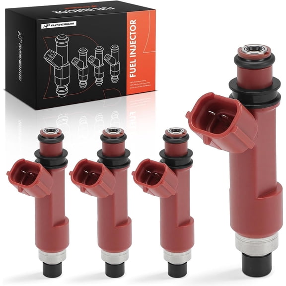 A-Premium 12 Holes Set of 4 Fuel Injectors Compatible with Mazda RX-8 RX8 2010 2011, Secondary
