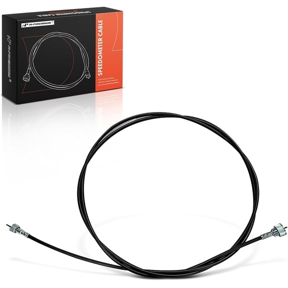 A-Premium 120 inch Speedometer Cable Compatible with Chevrolet Blazer, Corvette, C10 Panel Pickup Suburban, C20 Pickup Suburban, C30 Panel Pickup, G10 G20 G30 Van, K10 Pickup & GMC & Ford & Dodge