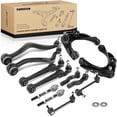 thumbnail image 1 of A-Premium 12Pcs Front Suspension Kit Upper Lower Control Arm Tie Rod End Sway Bar Link Compatible with Mazda 6 2003 2004 2005 2006 2007, 1 of 9