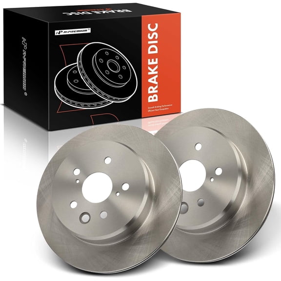 A-Premium 13.20 inch (310mm) Rear Vented Disc Brake Rotors Compatible with Select Lexus Models - GS200t 2016-2017, GS300 2018-2019, GS350 2013-2020, GS450h 2013-2018, IS200t, IS300, IS350, RC200t