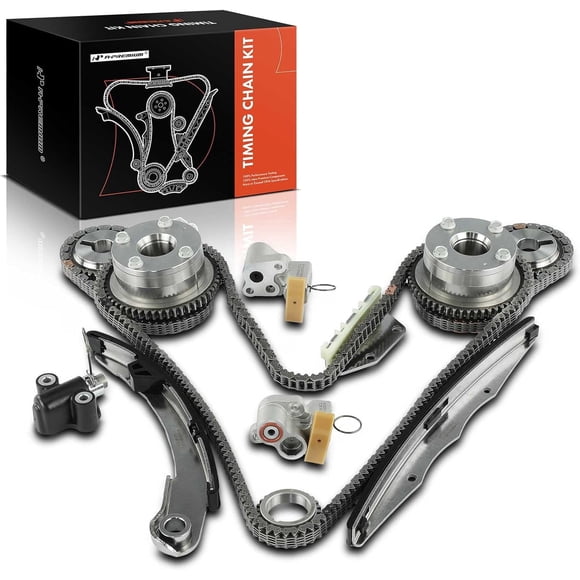 A-Premium 14PCS Engine Timing Chain Kit W/Sprocket & Tensioner & Guide Compatible with Nissan Frontier 2005-2019, Pathfinder 2005-2012, NV1500/NV2500/NV3500 2012-2019, Xterra 2005-2015 - V6 4.0L