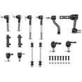 thumbnail image 1 of A-Premium 14Pcs Front Suspension Kit, Upper Lower Ball Joint Inner Outer Tie Rod End Sway Bar Links Pitman Arm Idler Arm, Compatible with Dodge Ram 1500 2000-2001, RWD, 1 of 9