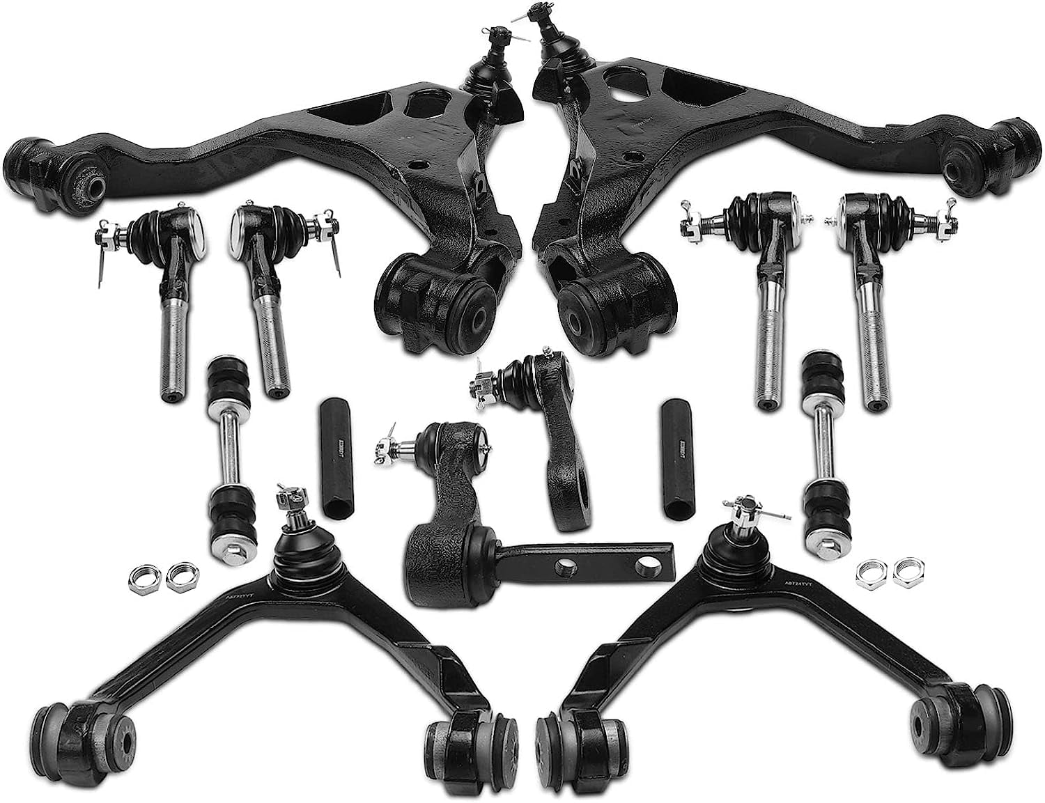 Myousho 14pcs Front Suspension Control Arm Ball Joint Stabilizer Link Tie Rod Kits For Mercedes Benz E Class W211 S211 C219 - AliExpress 34 | 14Pcs Suspension Kit Front Lower Control Arms Tie Rods Compatible | コントロールアーム | DJUQJVAR
