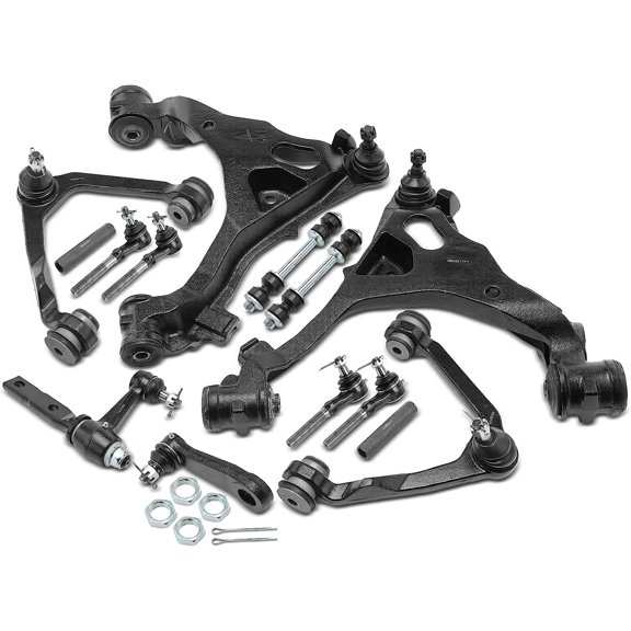 A-Premium 14Pcs Front Suspension Kit, Upper Lower Control Arm Sway Bar Link Kit Tie Rod End Idler Arm Pitman Arm Compatible with Ford F-150, F-150 Heritage, F-250, Expedition & Lincoln Navigator