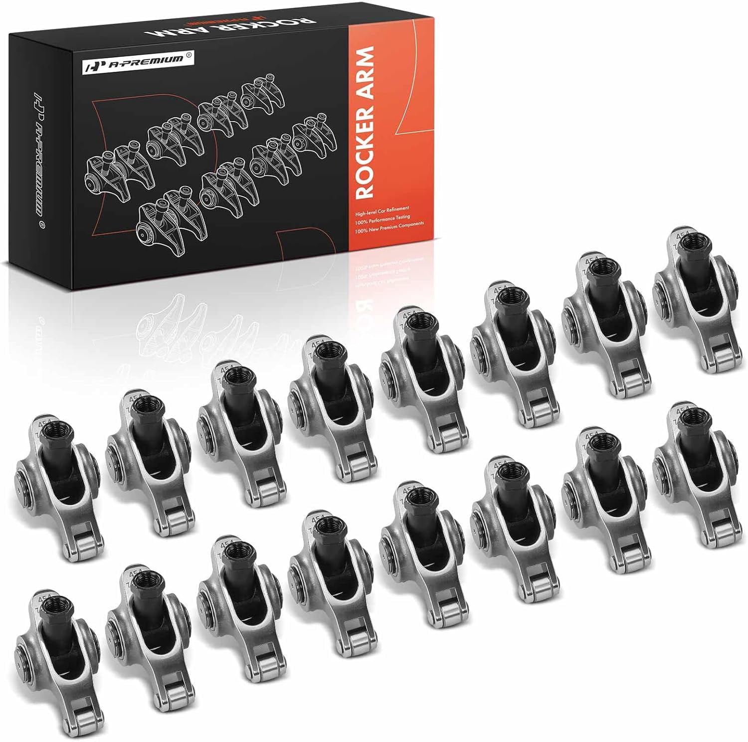 A-Premium 16Pcs Stainless Steel Engine Roller Rocker Arms with Needle ...