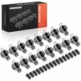 thumbnail image 1 of A-Premium 16Pcs Stainless Steel Engine Roller Rocker Arms with Needle Bearings Compatible with Ford SBF 260-351W, 1.6 Ratio, 7/16" Studs, 1 of 6