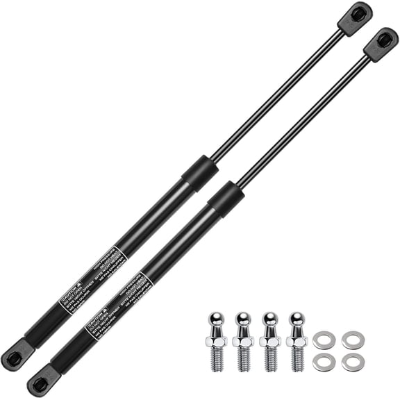 A-Premium 17.13 inch 55lb Lift Supports Gas Spring Shock Struts Replacement for Toolbox Cabinets Sliding Window Storage Bed Bench Lids Basement Door Boat Hatch 2-PC Set
