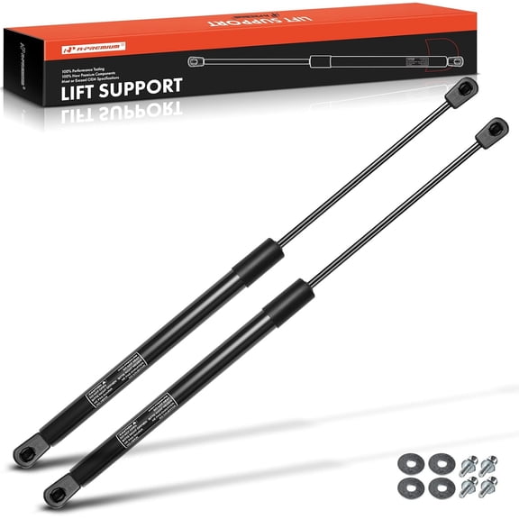 A-Premium 17.13 inch 97lb Lift Supports Gas Spring Shock Struts Replacement for Toolbox Cabinets Sliding Window Storage Bed Bench Lids Basement Door Boat Hatch 2-PC Set