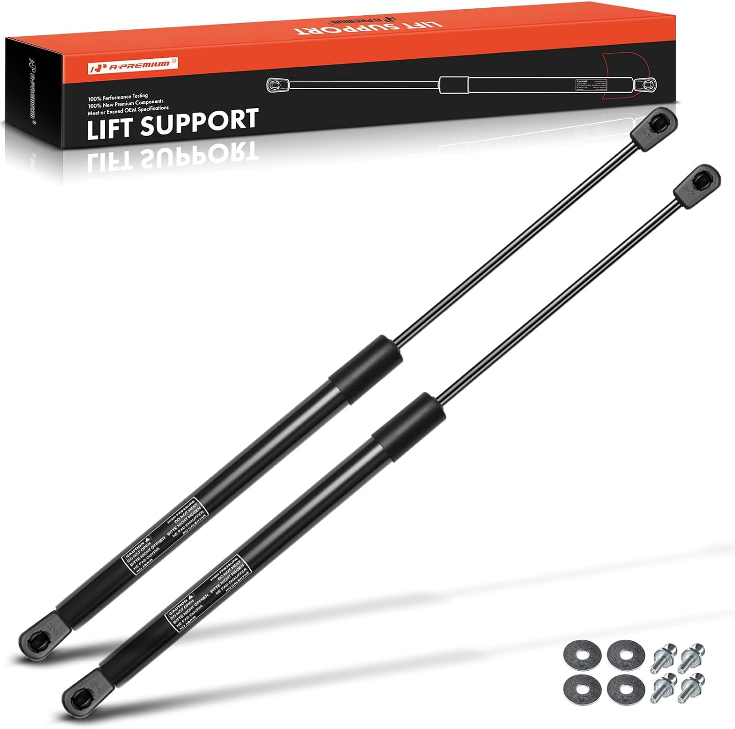 APremium 17.13 inch 97lb Lift Supports Gas Spring Shock Struts