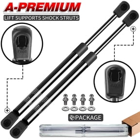 A-Premium 17 inch 100lb Universal Lift Supports Gas Spring Shock Struts Replacement for Toolbox Cabinets Sliding Window Storage Bed Bench Lids Basement Door 2-PC Set