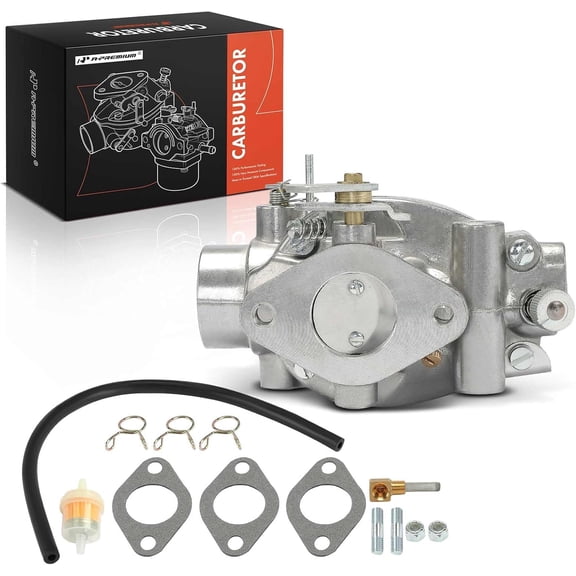 A-Premium 181643M91 Carburetor Compatible with Massey Ferguson Tractor TO35 MF35 F40 MH50 MF50 MF135 MF150 & Massey Ferguson Industrial TSX605 TSX683 TSX882 50 202, Replace# 773318M91, 181532M92