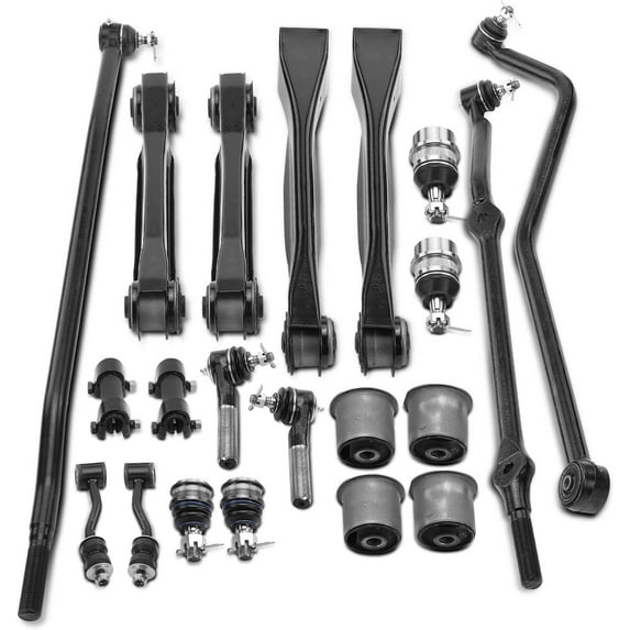 A-Premium 19 x Front Suspension Kit Control Arm & Stabilizer Bar Link & Tie Rod End & Ball Joint & Track Bar Compatible with Jeep Grand Cherokee 1993 1994 1995 5.2L, Replace# ES2079S, K3134T