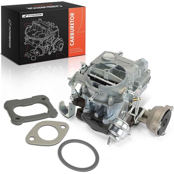 A-Premium 2 Barrel Carburetor Compatible with Chevrolet | for 2GC Chevy Small Block Engines 5.7L 350Cu 1970-1980, 6.6L 400Cu 1970-1975, Large Base