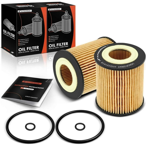 A-Premium 2-PC 10K Miles Protection Oil Filter Compatible with Ford Escape 2005-2009, Fusion 2006-2009 & Mazda 3 2004-2009, 6 2003-2011, 5 2006-2010, CX-7 2007-2009, Tribute & Mercury Mariner, Milan