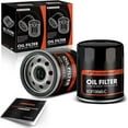 thumbnail image 1 of A-Premium 2-PC 10K Miles Protection Spin On Oil Filter Compatible with Chevrolet & GMC & Volkswagen & Jeep & Dodge & Mazda & Chrysler & Buick & Mitsubishi & Cadillac & Suzuki & Saab & Freightliner, 1 of 9