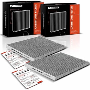 A-Premium 2-PC Cabin Air Filter with Activated Carbon - Compatible with Hyundai & Kia Vehicles - Accent, Tucson, Veloster, Genesis Coupe, Forte Koup, Rio, Rondo, Sportage