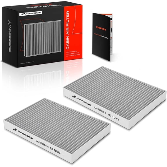 A-Premium 2-PC Cabin Air Filter with Activated Carbon Compatible with Mercedes-Benz S350, S400, S450, S550, S600, S63 AMG, S65 AMG, CL500, CL550, CL63 AMG, CL65 AMG, CLS63 AMG