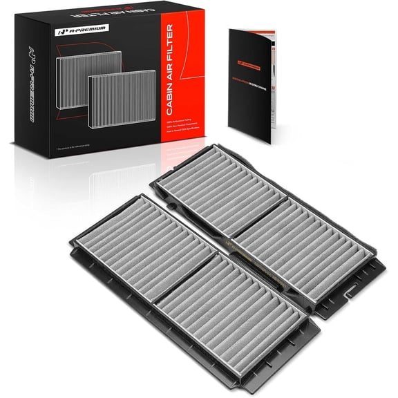 A-Premium 2-PC Cabin Air Filter with Activated Carbon Compatible with Mazda Models - 3 2010 2011 2012 2013