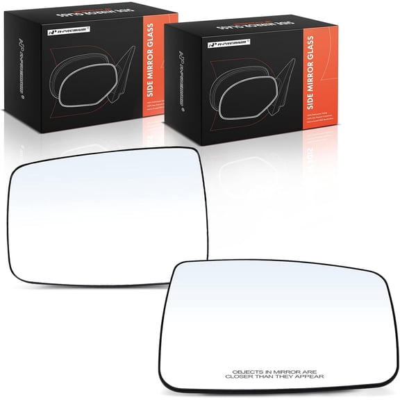 A-Premium 2-PC Driver and Passenger Side Non-Heated Mirror Glass with Backing Plate Compatible with Ram 1500 2011-2022, 1500 Classic 2019-2024, 2500 2011-2018 & Dodge Ram 2500 2010