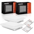 thumbnail image 1 of A-Premium 2-PC Engine Air Filter Compatible with Mitsubishi Lancer, Outlander, Outlander Sport, RVR, 2013-2022, 2.0L 2.4L 3.0L, Rigid Panel, Replace# 160997380, 1 of 8