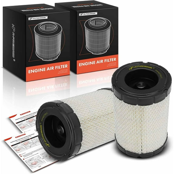 A-Premium 2-PC Engine Air Filter Compatible with Chevrolet Cobalt 2005 2006 2007 2.0L