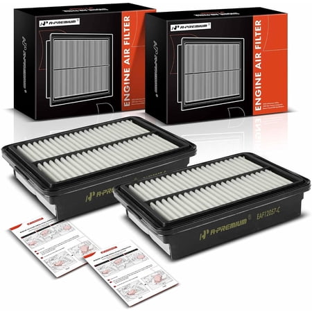 A-Premium 2-PC Engine Air Filter Compatible with Hyundai Elantra(17-20), Kona(18-23) & Kia Forte(19-23), Forte5(20-23), Soul(20-23) - 1.4L 1.6L 2.0L price history and forecast - A-Premium
