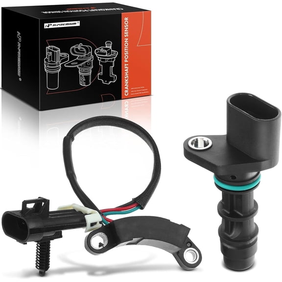 A-Premium 2-PC Engine Camshaft Crankshaft Position Sensor Compatible with Chevrolet Malibu 2003 Venture & Buick Rendezvous & Oldsmobile Alero Silhouette & Pontiac Aztek Grand Am Repalce# V51720195