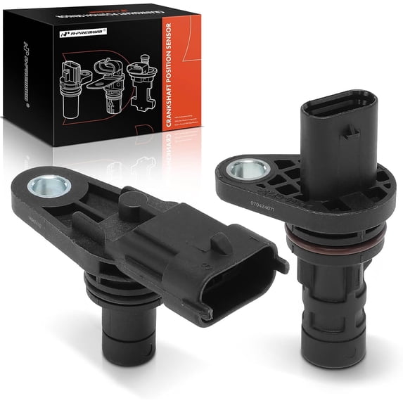A-Premium 2-PC Engine Camshaft Crankshaft Position Sensors Compatible with Honda Civic 2017 2018 2019 2020, 2.0L, Replace# 37500RPYG01