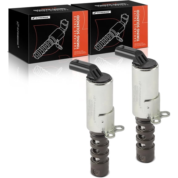 A-Premium 2-PC Engine Variable Valve Timing (VVT) Solenoid Compatible with Audi A4 Quattro 2009-2009, Q5 2009-2012, A5 2010, A5 Quattro 2008-2010, A6 2009-2011, A6 Quattro 2009-2011, S4 2010-2012, S5