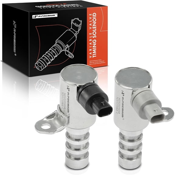 A-Premium 2-PC Engine Variable Valve Timing (VVT) Solenoid Compatible with Ford F-150, Explorer, Edge, Transit-150/250, Transit-350 HD, Mustang, Taurus, Expedition & Lincoln MKZ, MKX