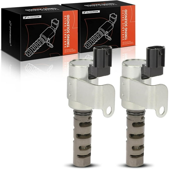 A-Premium 2-PC Engine Variable Valve Timing (VVT) Solenoid Compatible with Subaru Outback 2007-2009 2.5L, Forester 2006-2010 2.5L, Impreza 2006-2010 2.5L, Legacy 2007-2009 2.5L, Replace# 10921AA080