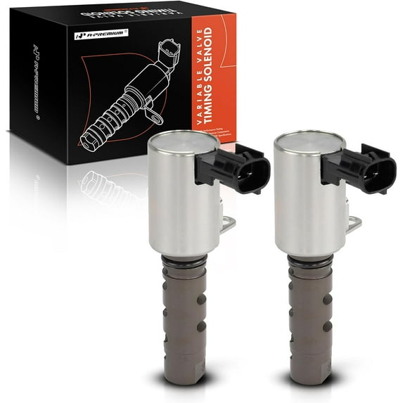 A-Premium 2-PC Intake Engine Variable Valve Timing (VVT) Solenoid Compatible with Subaru Outback 2005-2009, Legacy 2008-2009, B9 Tribeca 2006-2007, 3.0L, Replace# 10921AA050