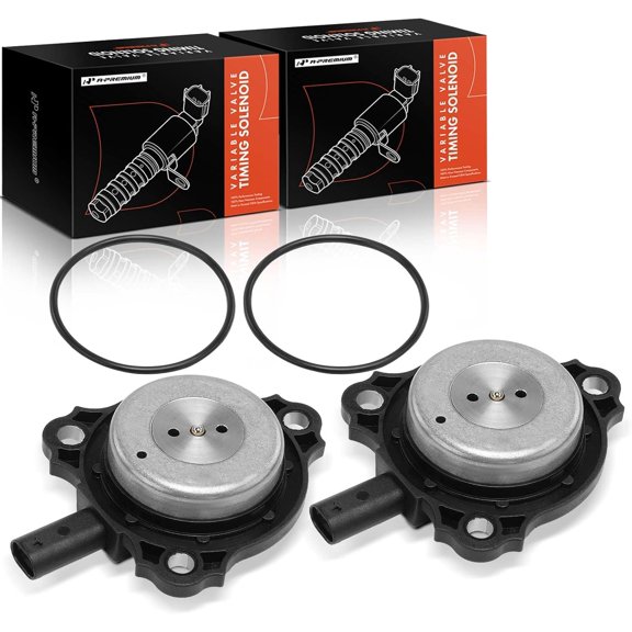 A-Premium 2-PC Intake & Exhaust Engine Variable Valve Timing (VVT) Solenoid Compatible with Mercedes-Benz C300, C350, C350e, C400, C43 C450 C63 E43 AMG, C63 AMG S, E300, E350, E400