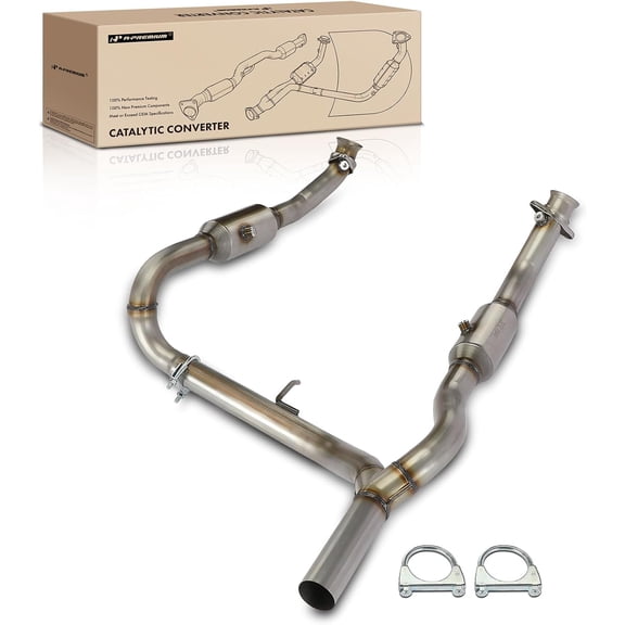 A-Premium 2-PC Left & Right Catalytic Converter Kit Direct-Fit Compatible with Ford F-150 2004-2008 & Lincoln 2006-2008 Mark LT, 5.4L, RWD, EPA Compliant