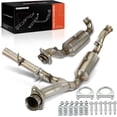 thumbnail image 1 of A-Premium 2-PC Left and Right Catalytic Converter Kit Direct-Fit Compatible with Ford F-150 2015 2016 2017 2018 2019 2020 3.5L, Turbocharged, E.P.A. Compliant, 1 of 6