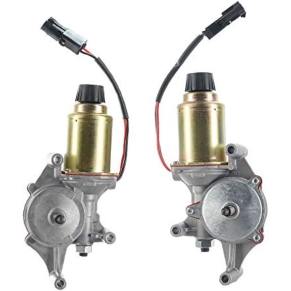 A-Premium 2-PC Left & Right Headlight Headlamp Motor Compatible with Pontiac Fiero 1987-1988, Firebird 1987-1992, Driver and Passenger Side