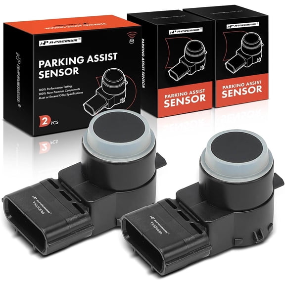 A-Premium 2-PC Rear Inner Reverse Backup Parking Assist Sensor Compatible with Select Honda Models - Accord 2018 2019 2020, Replace# 39680TV0E11, 39680T0AR12ZZ