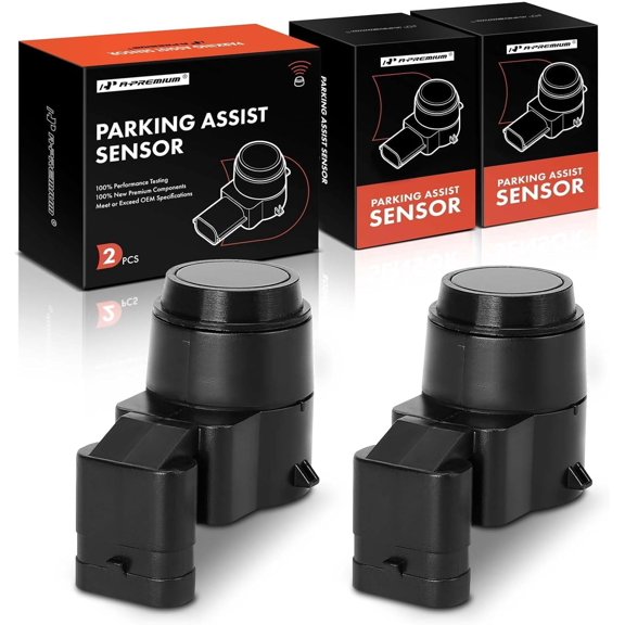A-Premium 2-PC Rear Reverse Backup Parking Assist Sensor Compatible with Select BMW & Mini Models - 323i, 325i, 325xi, 328i, 328i xDrive, 328xi, 330i, 330xi, 335i, 335i xDrive, 335is, 335xi, Cooper