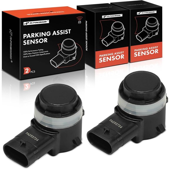 A-Premium 2-PC Reverse Backup Parking Assist Sensor Compatible with Land Rover & Jaguar Models - Range Rover 2013-2022, F-Pace 2017-2021, Discovery 2019-2022, I-Pace, Range Rover Evoque Sport Velar