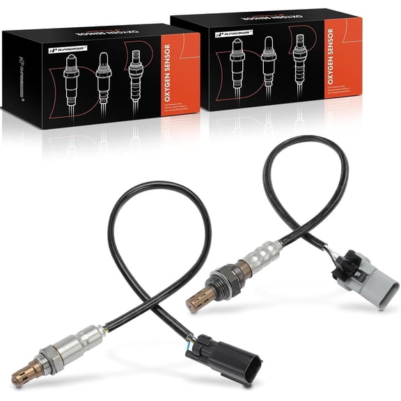 A-Premium 2-PC Set O2 Oxygen Sensor Compatible with Chevrolet Malibu, Equinox, Camaro, Corvette, Traverse & GMC Terrain & Cadillac CTS, ATS, CT6 & Buick Envision, Regal TourX, Downstream and Upstream