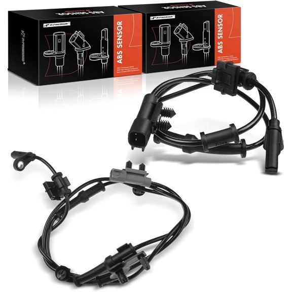 A-Premium 2-PC Set Rear Driver and Passenger Side ABS Wheel Speed Sensor Compatible with Dodge & Chrysler Models- Challenger/Charger 2011-2022, 300 2011-2022 - RWD