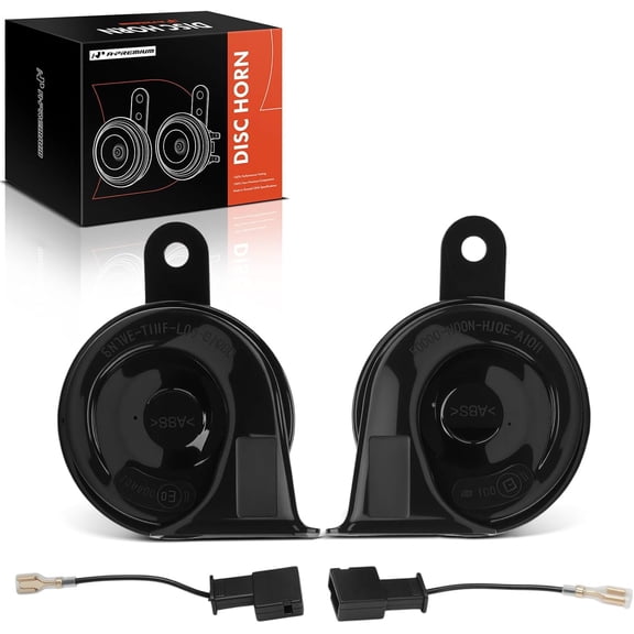 A-Premium 2 Pack Snail Horn Compatible with Toyota RAV4, Corolla, Prius, Highlander, Land Cruiser & Subaru Outback, Forester, Impreza, Legacy & Lexus ES350, ES250, ES300, ES300h, ES330, GS200t