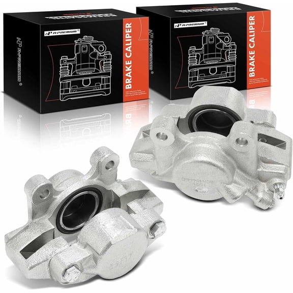 A-Premium 2 x Disc Brake Caliper Assembly Without Bracket Compatible with MG MGB 1963-1981 - Front Driver and Passenger Side