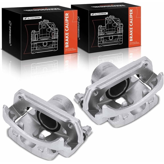 A-Premium 2 x Disc Brake Caliper Assembly with Brackets Compatible with Chevrolet Spark 2016-2022 - Front Driver and Passenger Side